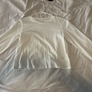 Cropped white long-sleeve from target :)